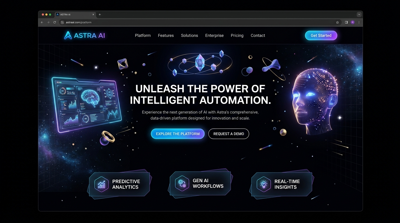 AI Engine Dashboard Mockup