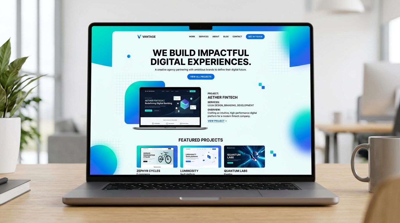 Digital Agency Portfolio Mockup