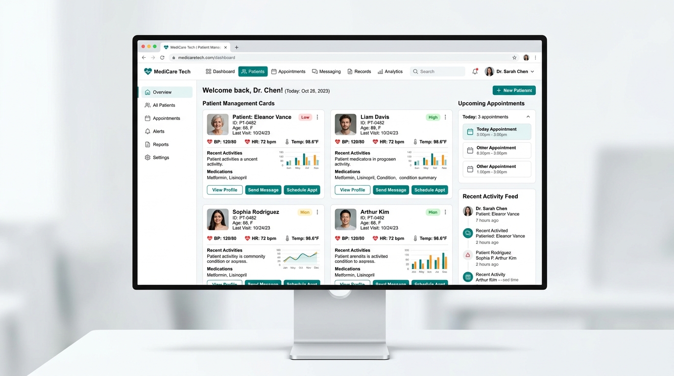 Healthcare Portal Mockup
